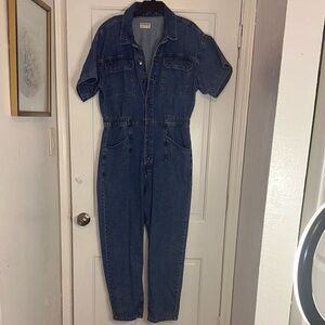 We The Free Denim Jumpsuit - Blue